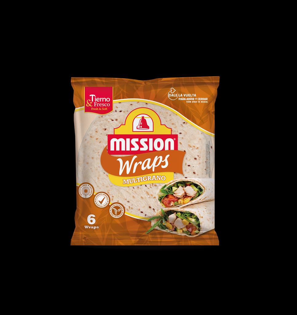 MISSION WRAPS MULTICEREAIS (12 UN)